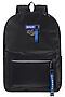 Рюкзак MERLIN ACROSS (Черно-синий) G709 #925700