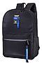 Рюкзак MERLIN ACROSS (Черно-синий) G706 #925722