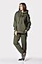 Костюм (Брюки+Худи) EZANNA (Милитари) W1Ks786F4 #927341