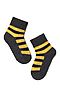 Носки CONTE KIDS (Т.серый-желтый) #930352