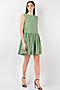 Платье INCITY (Зелено-серый) #950295