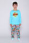 Детская пижама с брюками Бум НАТАЛИ (Бирюзовый) 44864 #950761