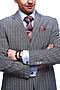 Набор: галстук, платок, запонки, зажим "Амбиции" SIGNATURE (Бордовый, черный, розовый,) 299867 #951626