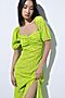 Платье INCITY (Бело-зеленый) #953712