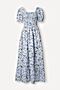 Платье INCITY (Сине-белый) #954050