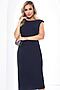 Платье футляр "Голливуд" LADY TAIGA (Темно-синее) П8096 #958637