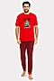 Пижама MARK FORMELLE (Красный +клетка на красном) 24-ОБР3731ПП-0 #959572