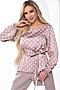 Блуза LADY TAIGA (Пудра) Б8098 #962211