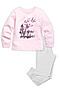 Пижама (Брюки+Джемпер) PELICAN (Розовый) WFAJP3084 #97107