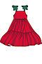 Платье PLAYTODAY (Красный) 12422054 #973036