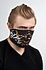 Черный, белый, оранжевый