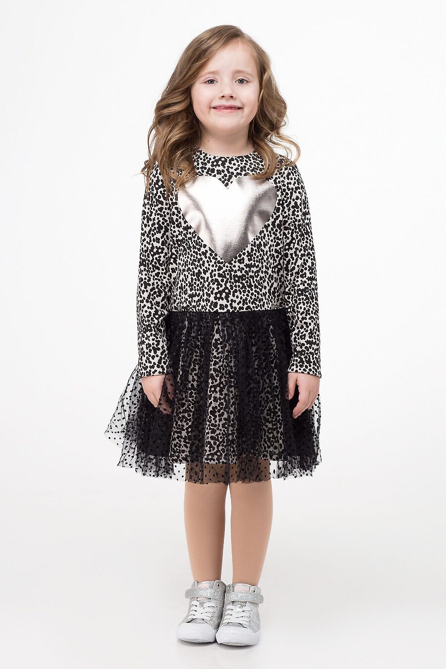 Платье для девочек PANDA 664656 купить оптом от производителя. Совместная покупка детской одежды в OptMoyo