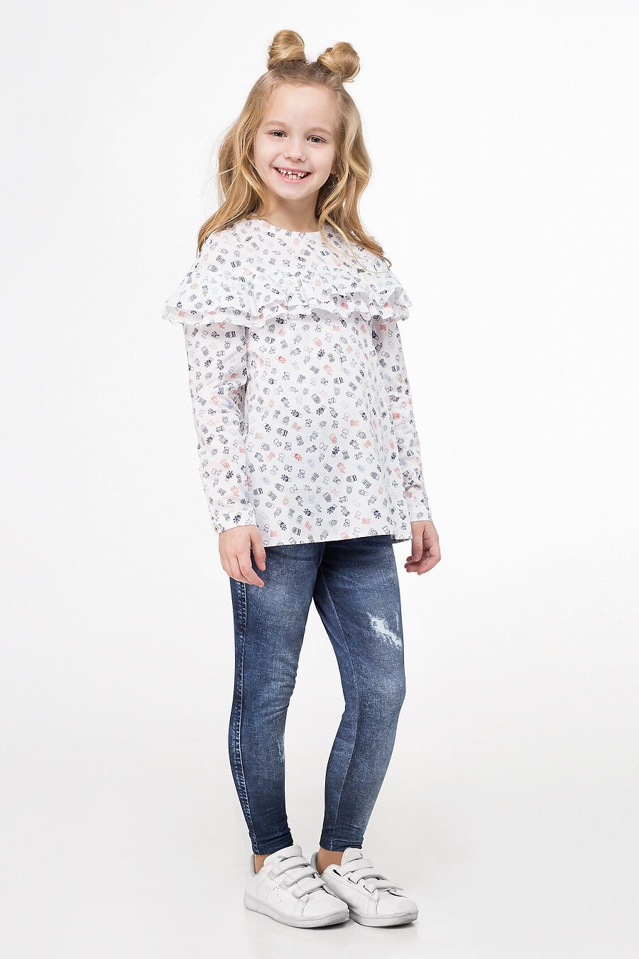 Блуза для девочек PANDA 664674 купить оптом от производителя. Совместная покупка детской одежды в OptMoyo