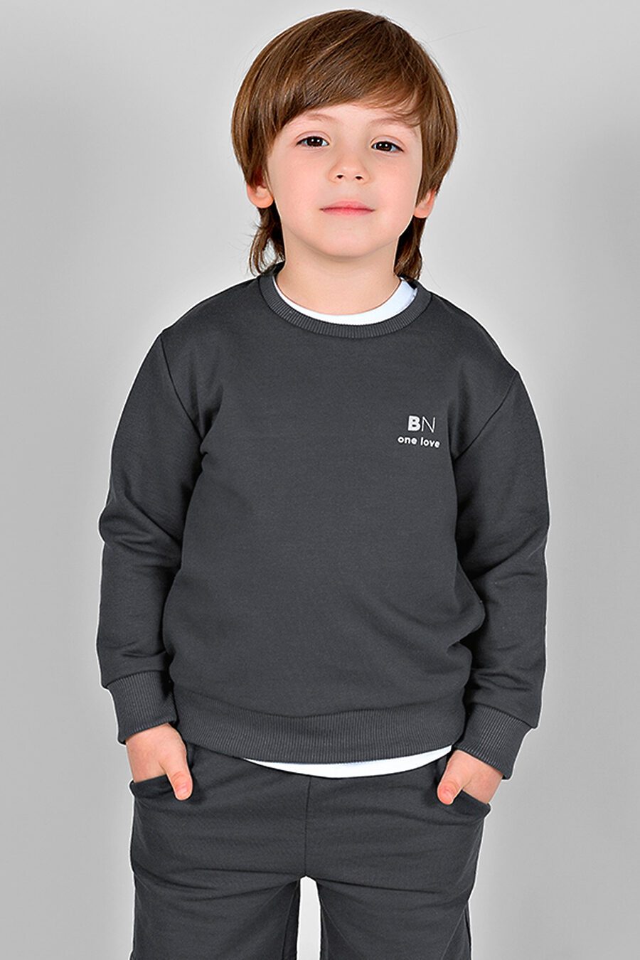 Свитшот для мальчиков BOSSA NOVA 665283 купить оптом от производителя. Совместная покупка детской одежды в OptMoyo