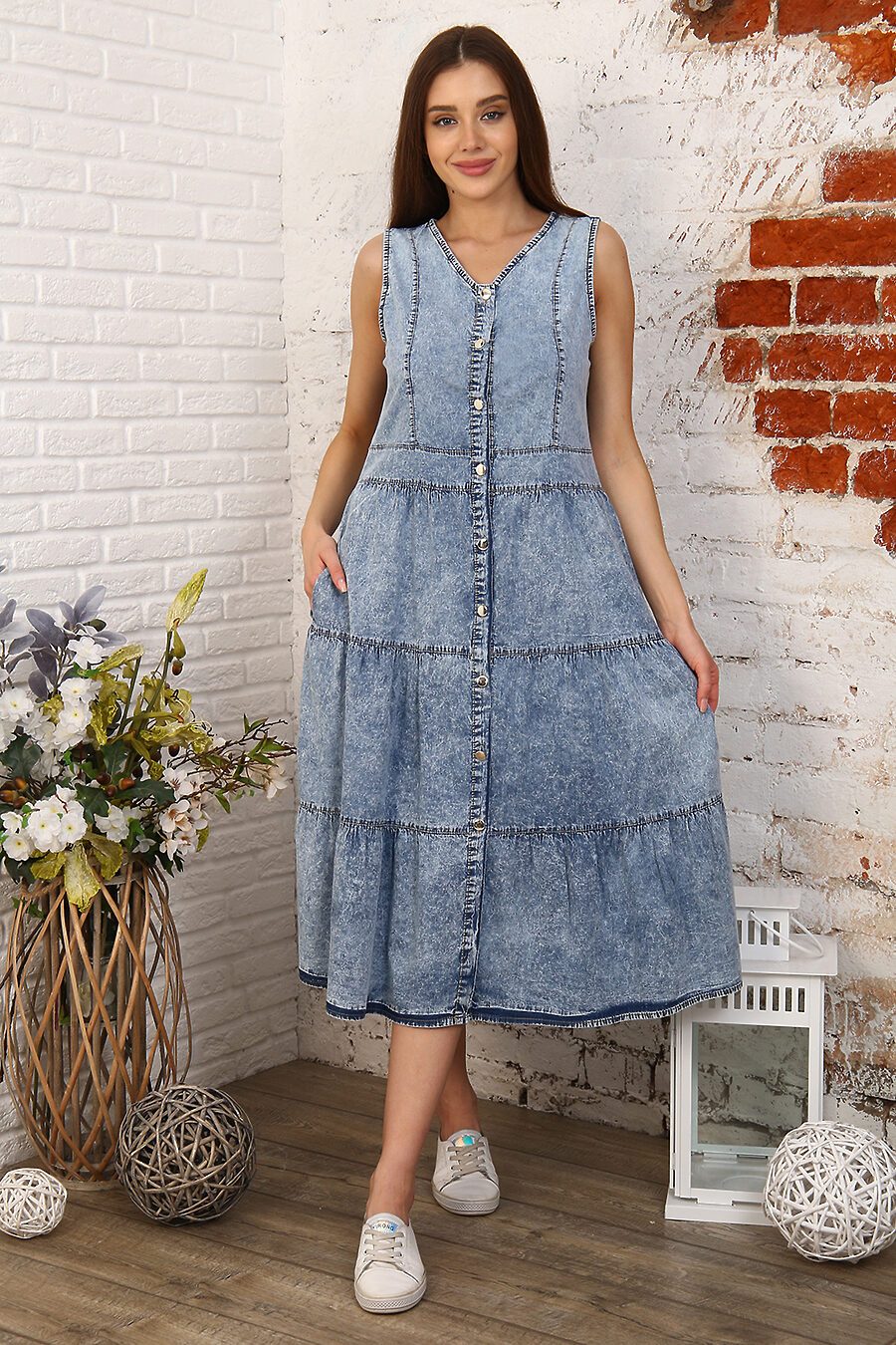 Платье 6978 для женщин НАТАЛИ 666345 купить оптом от производителя. Совместная покупка женской одежды в OptMoyo