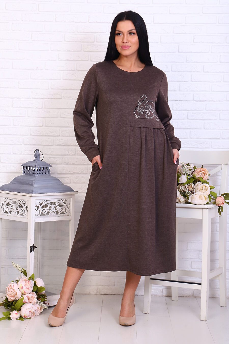 Платье 31567 для женщин НАТАЛИ 719193 купить оптом от производителя. Совместная покупка женской одежды в OptMoyo