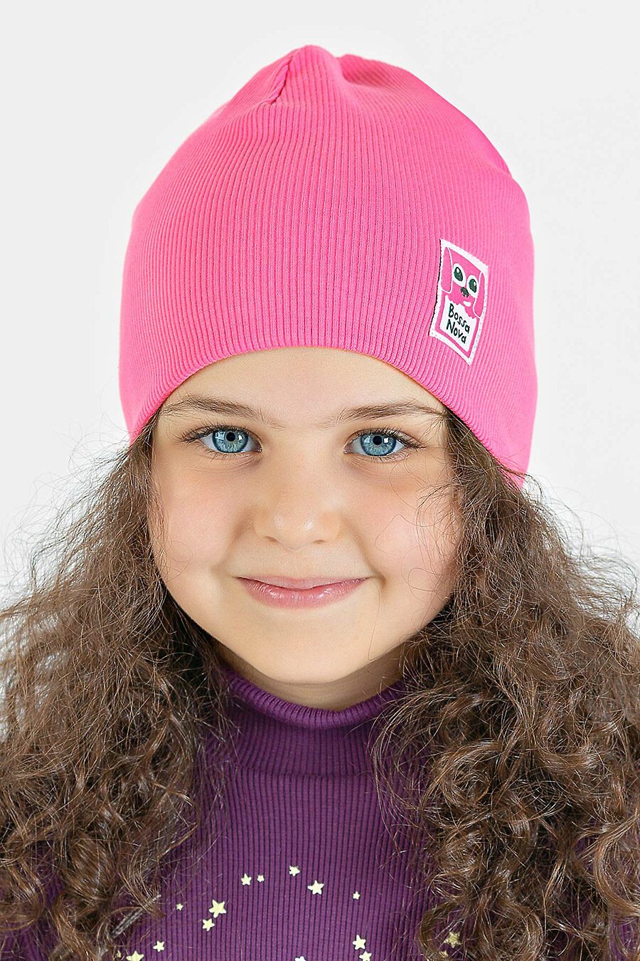 Шапка для девочек BOSSA NOVA 742560 купить оптом от производителя. Совместная покупка детской одежды в OptMoyo