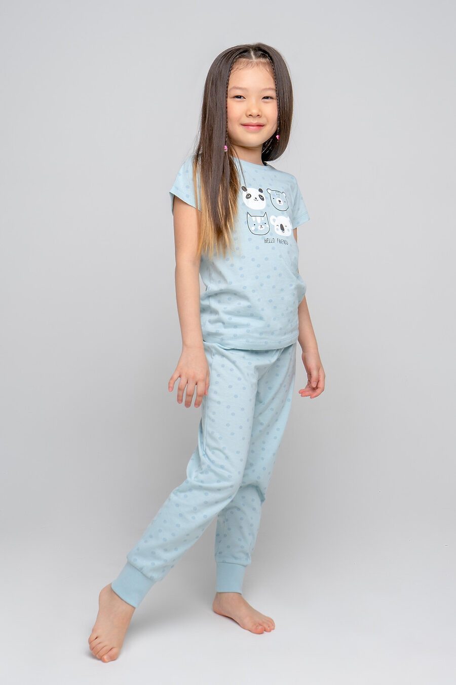 Пижама для девочек CROCKID 796461 купить оптом от производителя. Совместная покупка детской одежды в OptMoyo