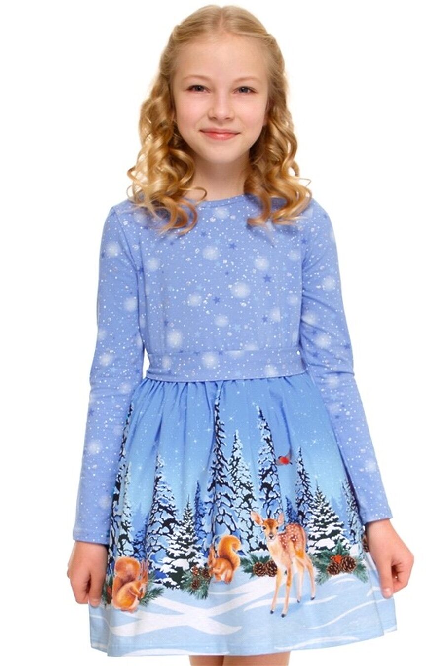 Платье для девочек АПРЕЛЬ 807639 купить оптом от производителя. Совместная покупка детской одежды в OptMoyo