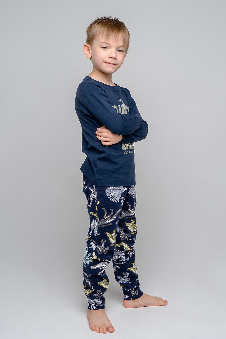 Пижама для мальчиков CROCKID 808116 купить оптом от производителя. Совместная покупка детской одежды в OptMoyo